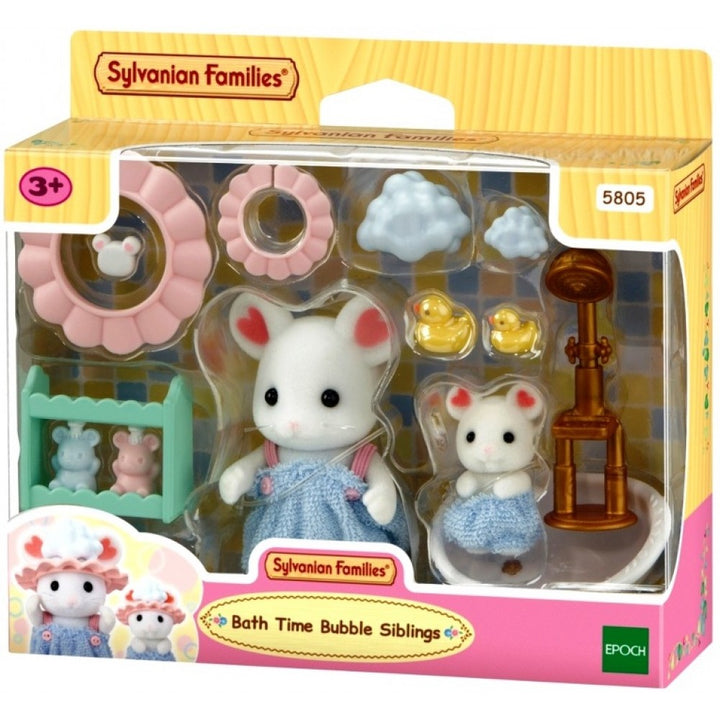 Sylvanian Families - Bath Time Bubble Siblings 5805