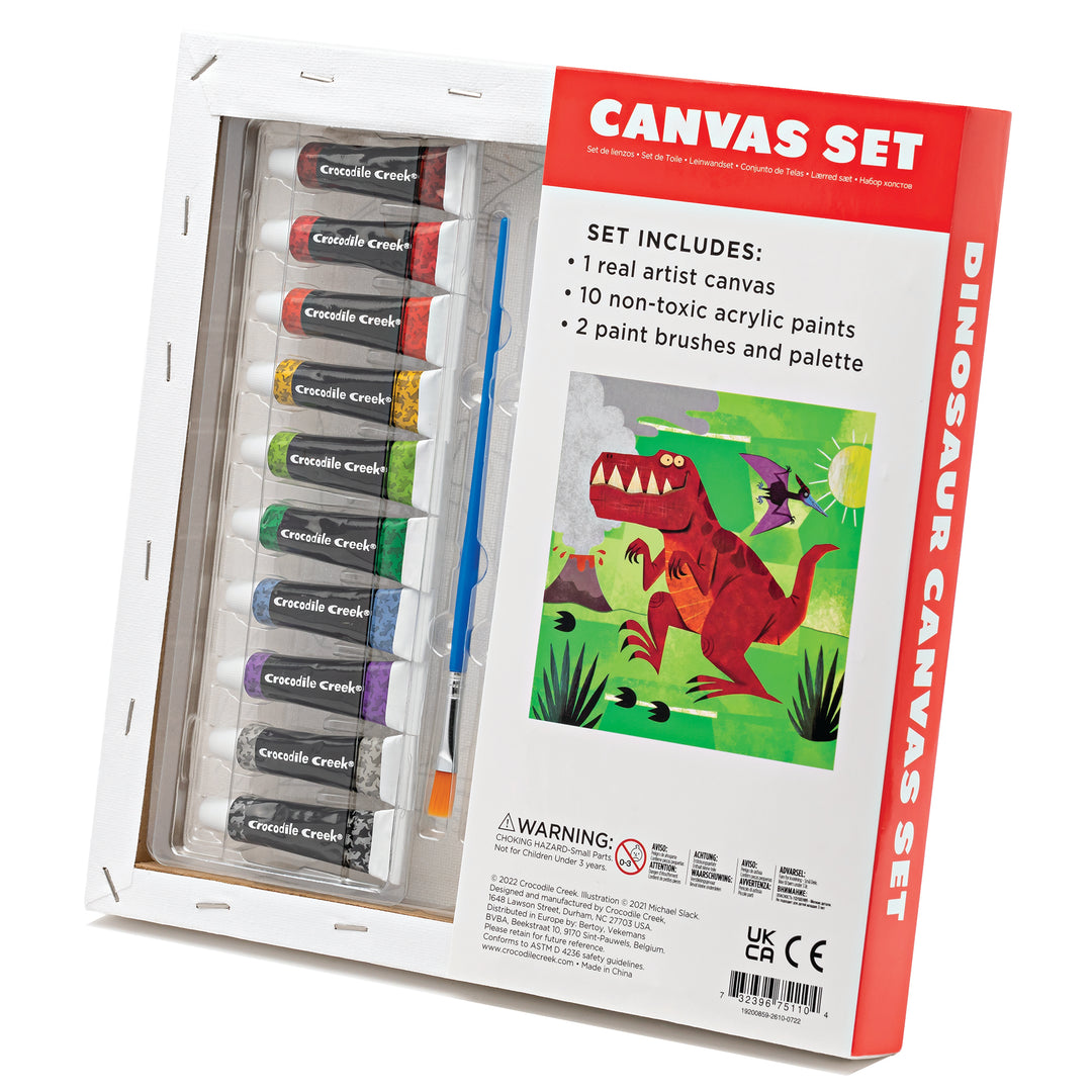 Crocodile Creek Canvas Set - Dinosaur
