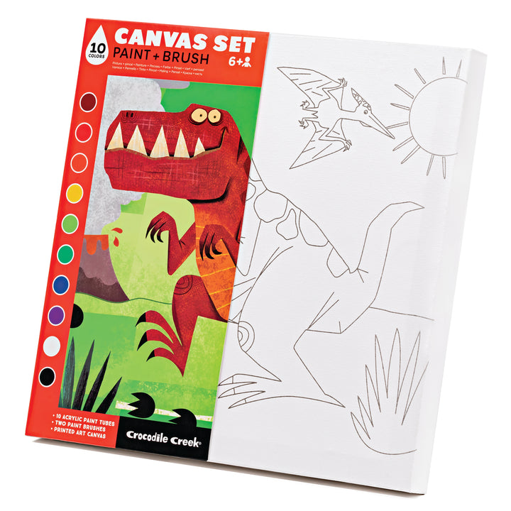 Crocodile Creek Canvas Set - Dinosaur