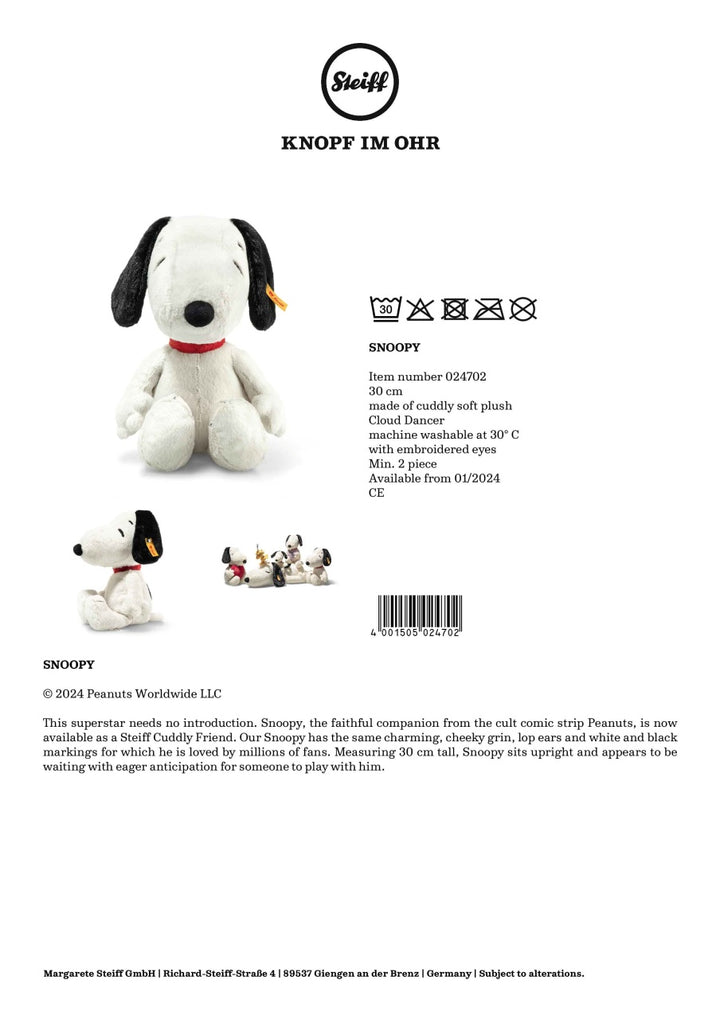 Steiff Snoopy (30cm)