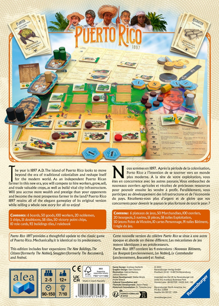 Puerto Rico 1897 Board Game