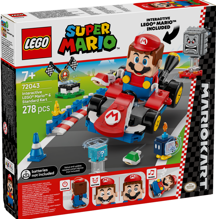 Mario Kart™ -  Interactive LEGO® Mario™ &amp; Standard Kart