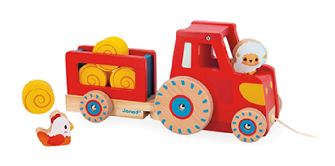Janod Pull Along Tractor