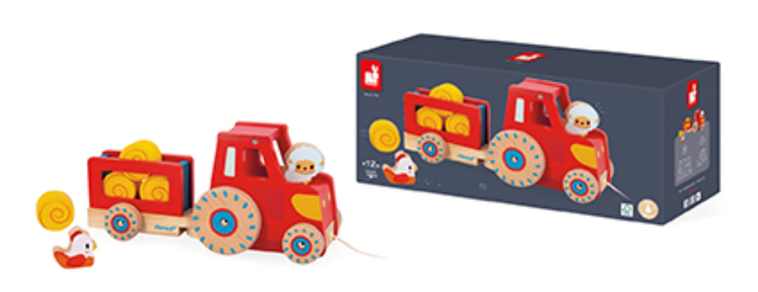 Janod Pull Along Tractor
