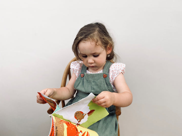 ThreadBear Rag Book - As Brave as a Bear