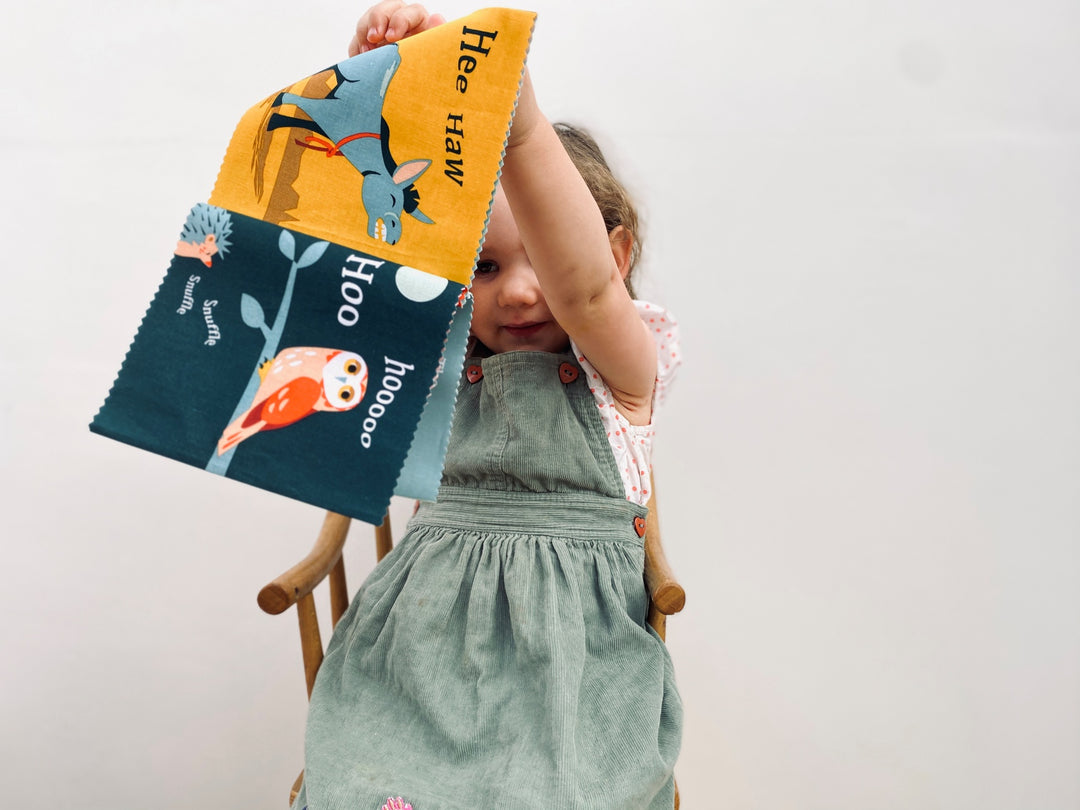 ThreadBear Rag Book - As Brave as a Bear