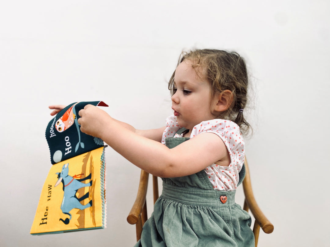 ThreadBear Rag Book - As Brave as a Bear