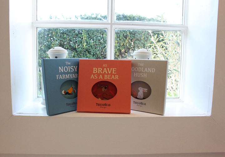 ThreadBear Rag Book - As Brave as a Bear