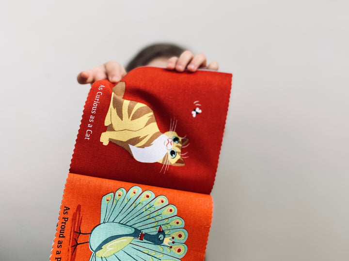 ThreadBear Rag Book - As Brave as a Bear