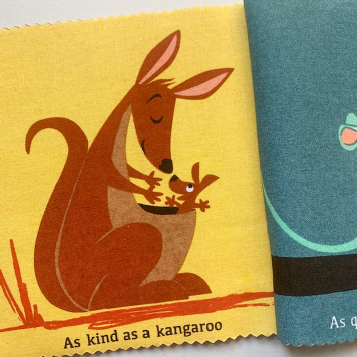 ThreadBear Rag Book - As Brave as a Bear