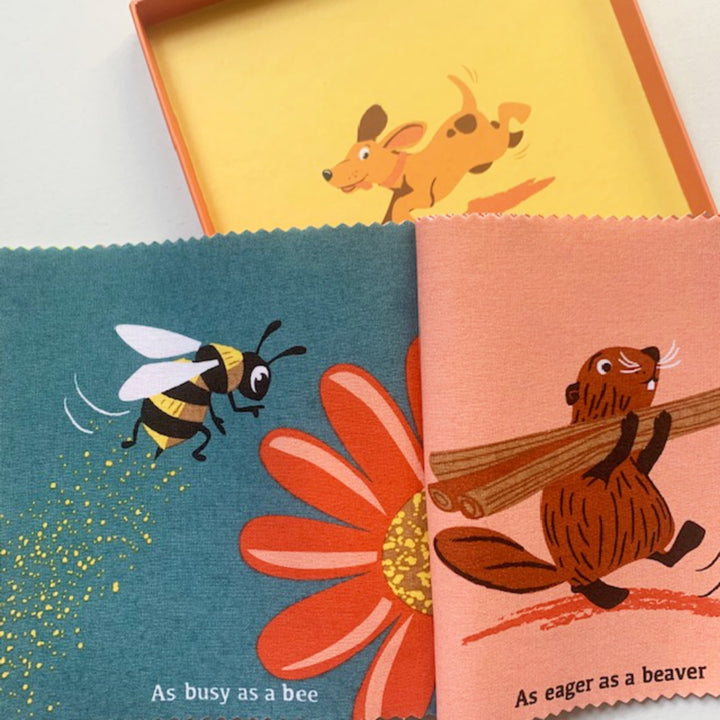 ThreadBear Rag Book - As Brave as a Bear