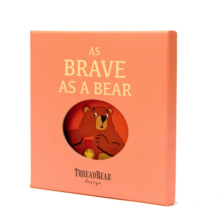 ThreadBear Rag Book - As Brave as a Bear