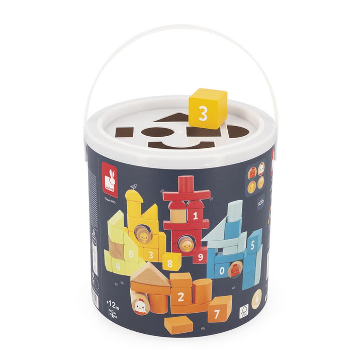 Janod Farm Barrel of Bricks