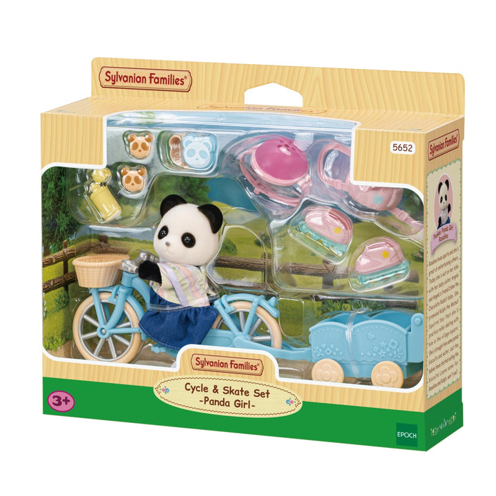 Sylvanian Families - Cycle and Skate - Panda Girl