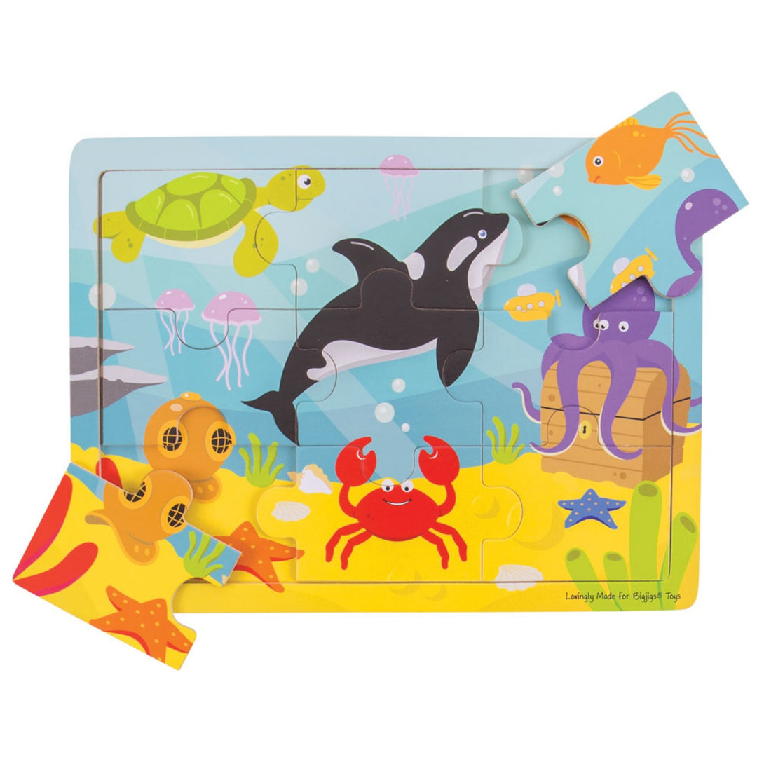 Bigjigs Tray Puzzle - Underwater