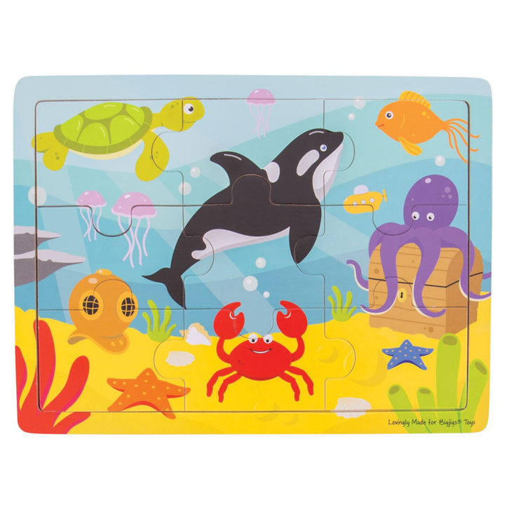 Bigjigs Tray Puzzle - Underwater