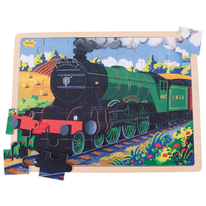 Bigjigs Tray Puzzle - The Flying Scotsman