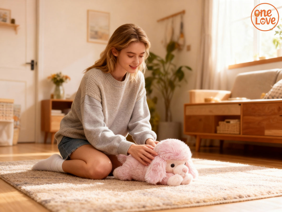 One Love Soft Toy - Millie the Pink Poodle