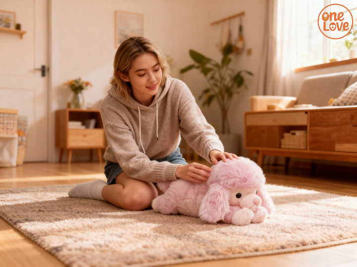 One Love Soft Toy - Millie the Pink Poodle