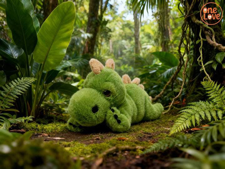 One Love Soft Toy - Derek the Dinosaur