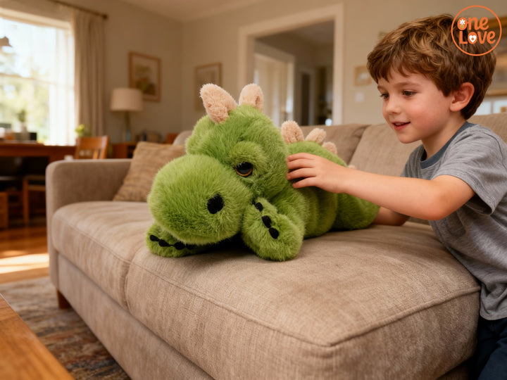 One Love Soft Toy - Derek the Dinosaur