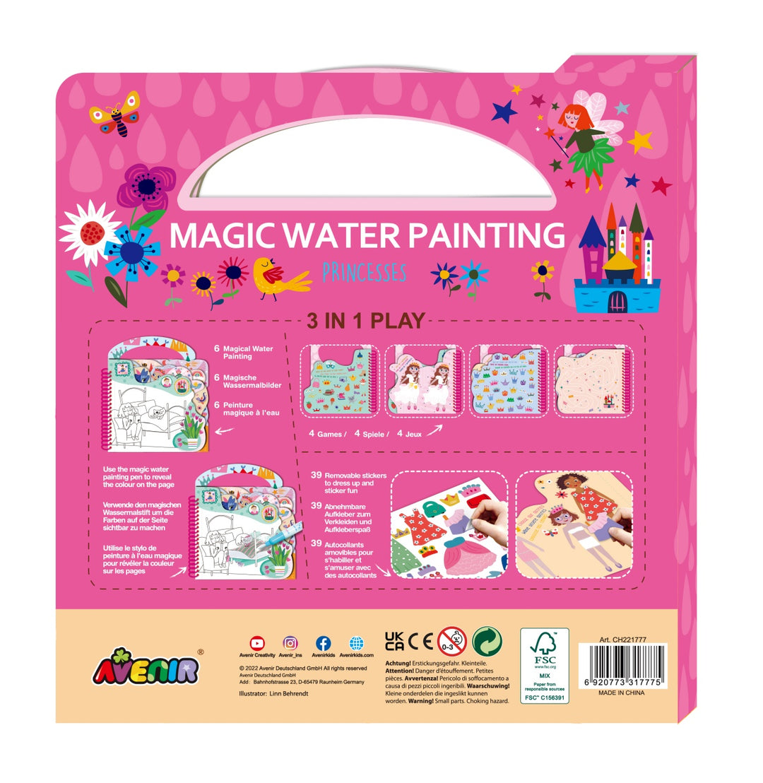 Avenir Magic Water Painting - Princesses