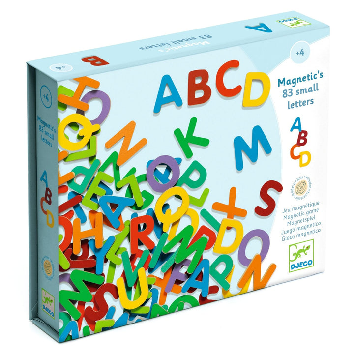Djeco Wooden Magnetic Letters (Pack of 83)