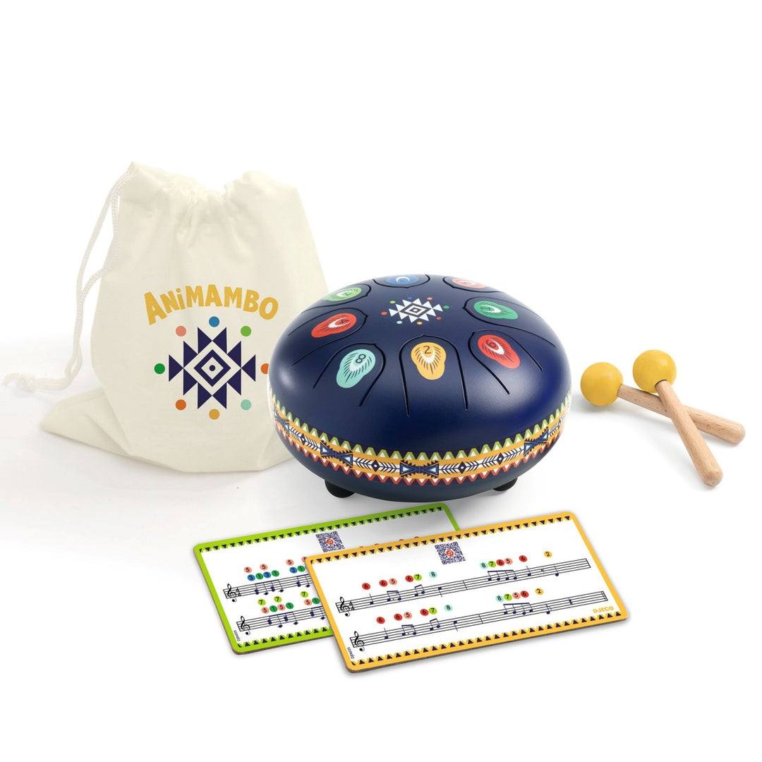 Djeco Animambo Blue Tongue Drum (8 notes)