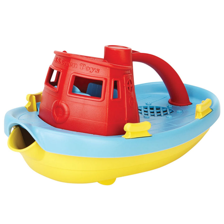 Green Toys Tugboat Red Handle