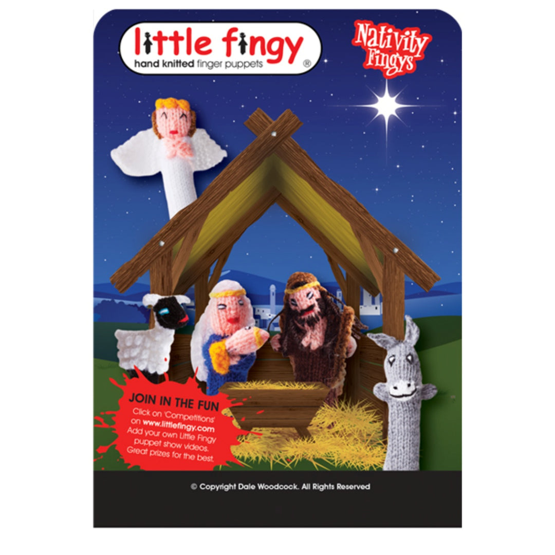 Little Fingy Finger Puppets Gift Bag - Nativity