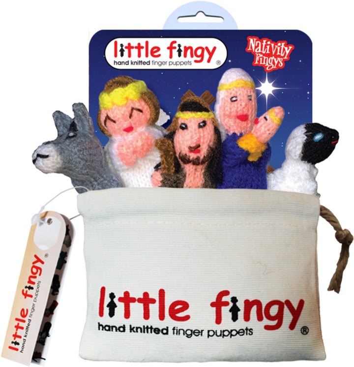 Little Fingy Finger Puppets Gift Bag - Nativity