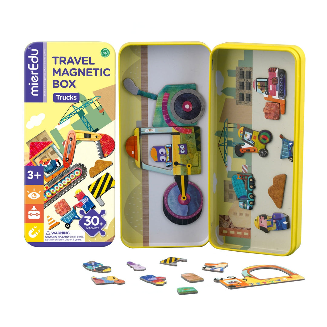 Mier Edu Travel Magnetic Box - Trucks