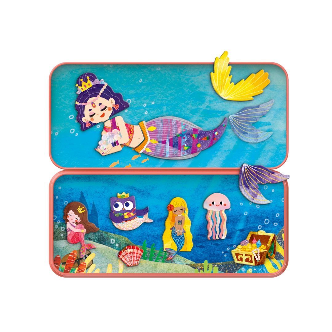Mier Edu Travel Magnetic Box - Mermaids