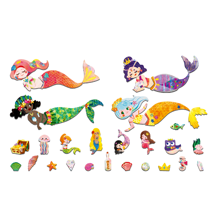 Mier Edu Travel Magnetic Box - Mermaids