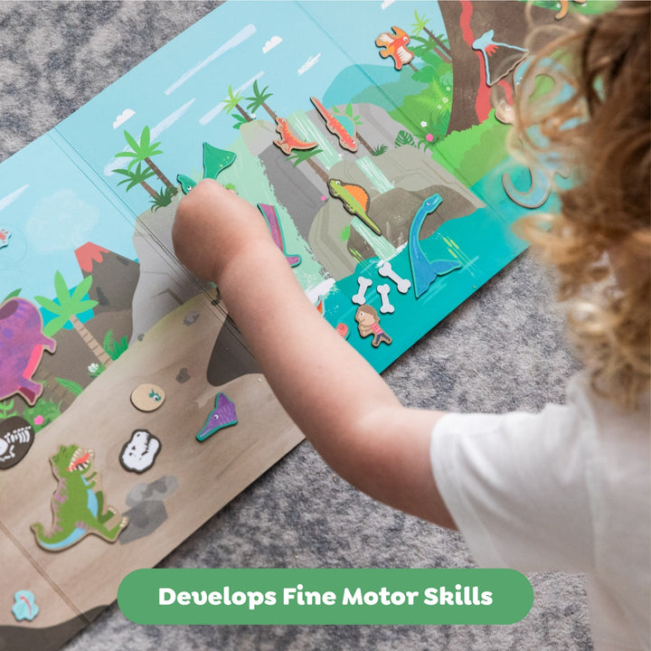 Tiger Tribe Magna Carry Magnetic Toy - Dino World