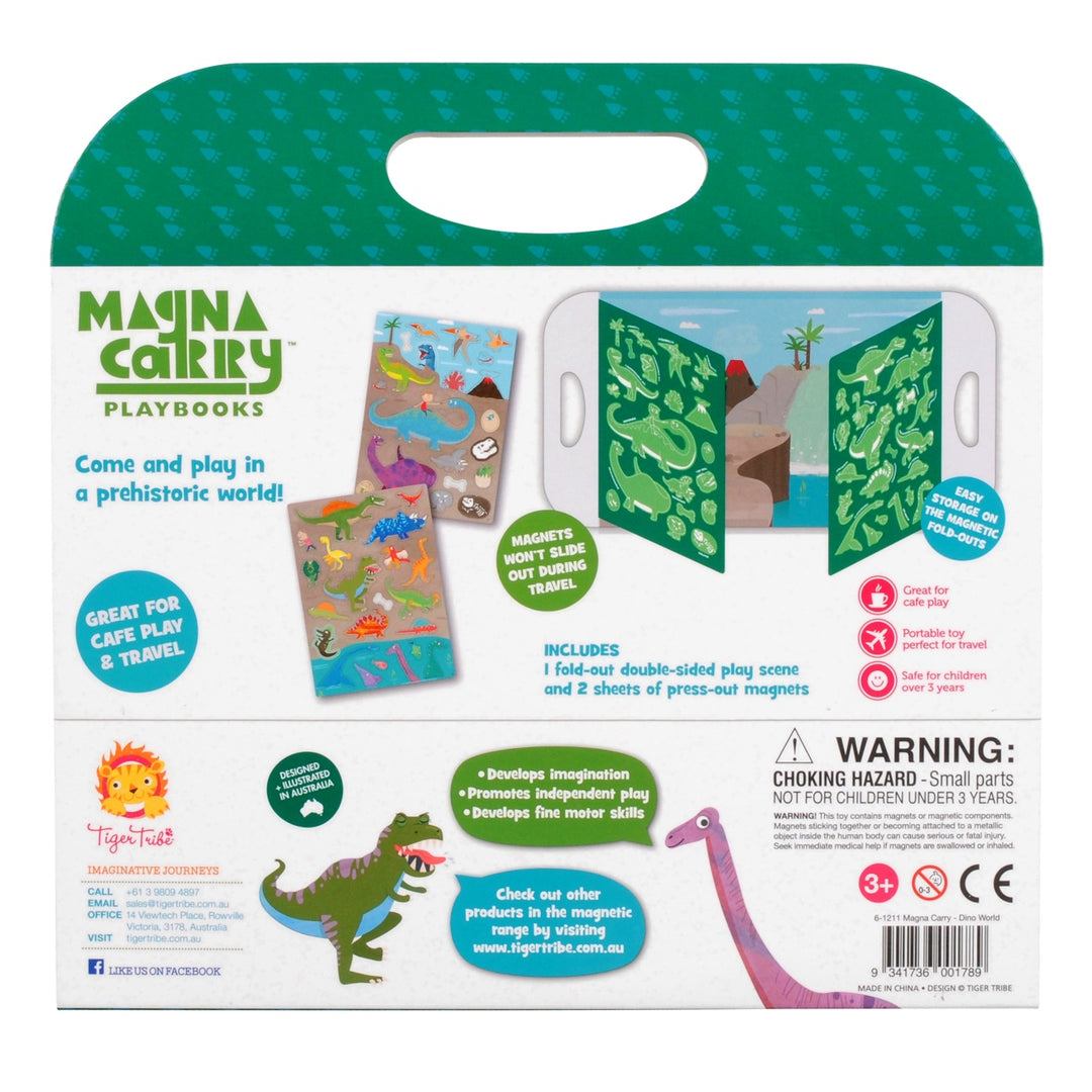 Tiger Tribe Magna Carry Magnetic Toy - Dino World