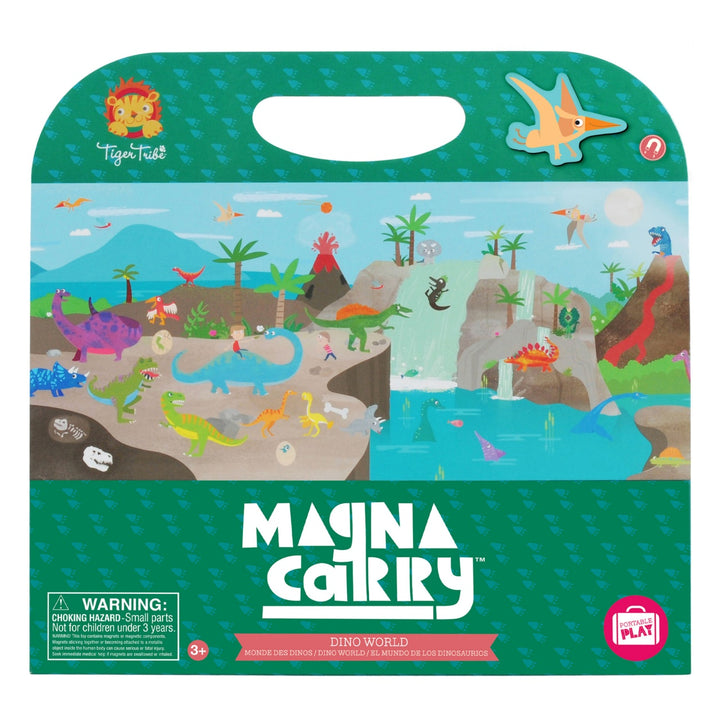 Tiger Tribe Magna Carry Magnetic Toy - Dino World