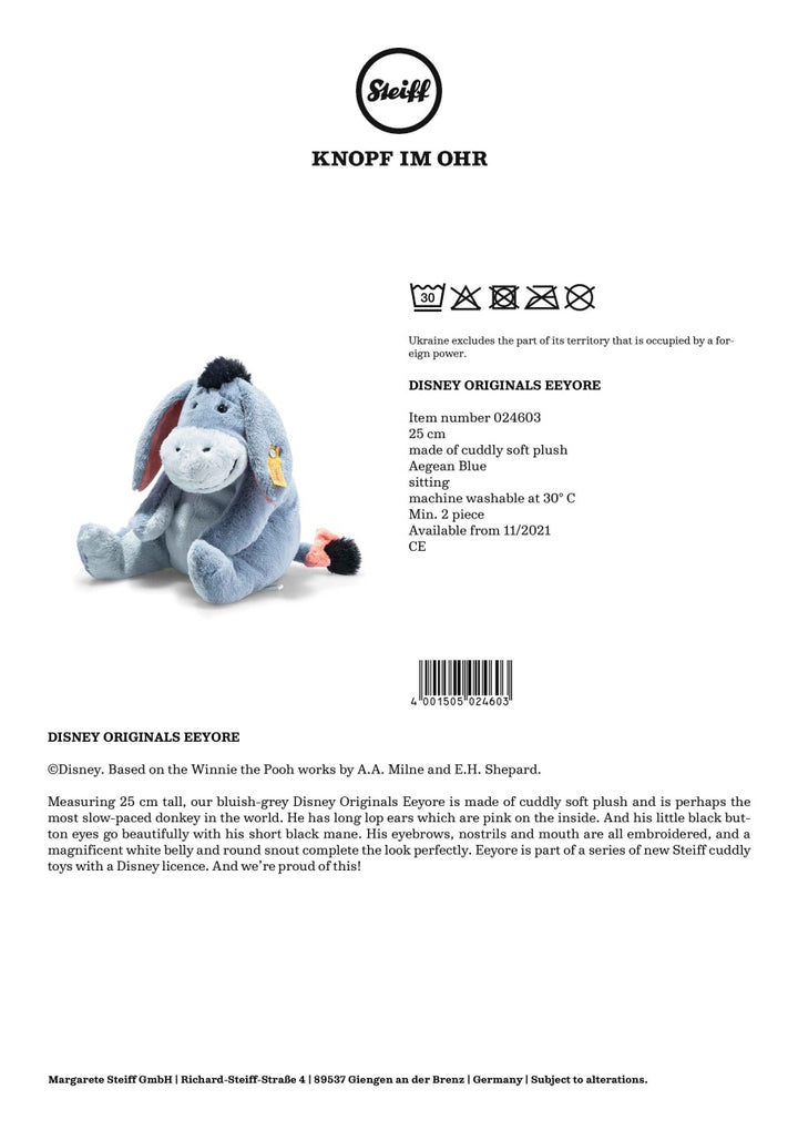 Steiff Eeyore (25cm)