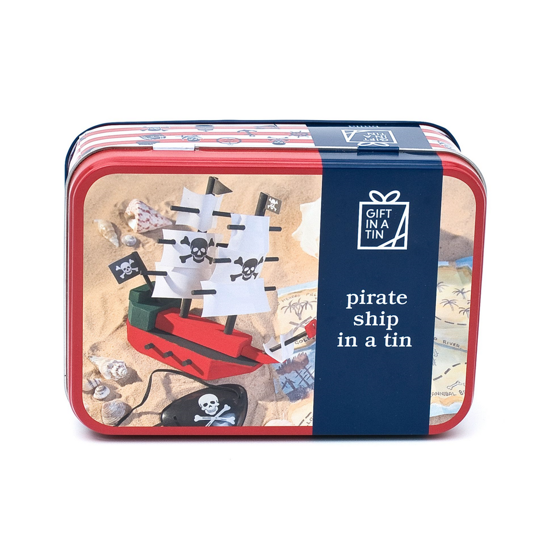Gift in a Tin - Pirate Ship in a Tin