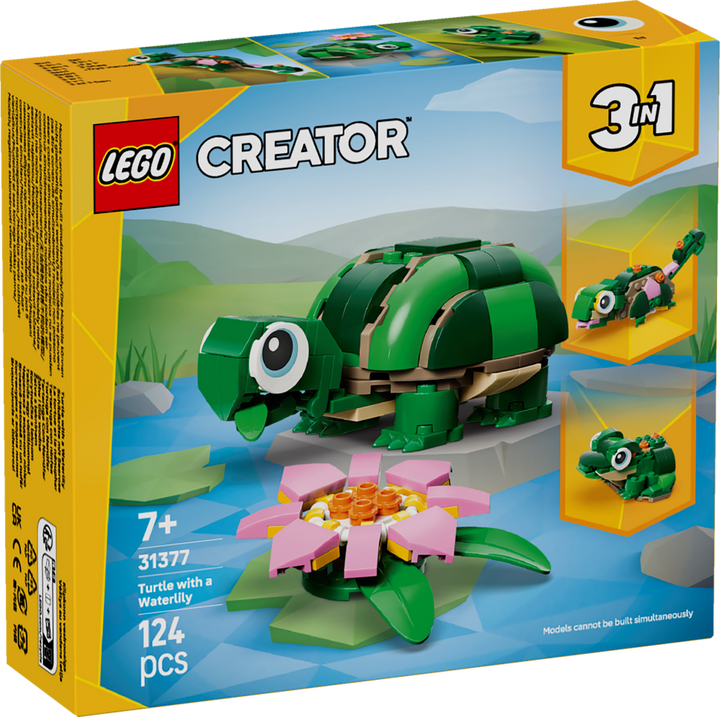 Creator - Turtle with a Water Lily Flower