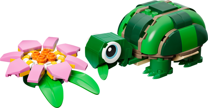 Creator - Turtle with a Water Lily Flower