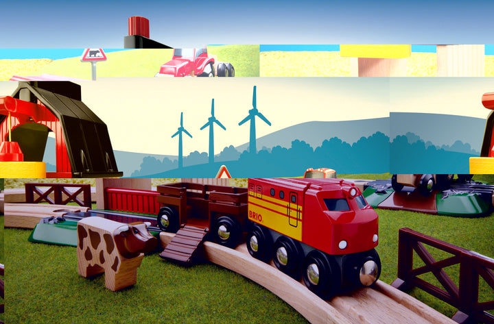 Brio Farm Railway Set