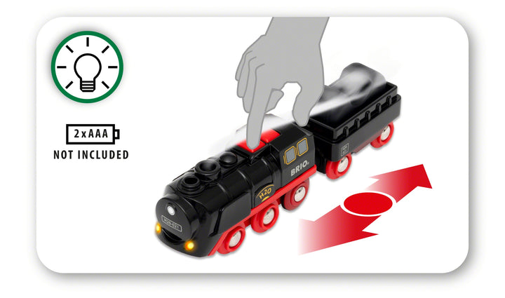 Brio Battery-Operated Steaming Train