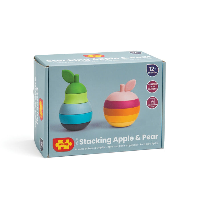 Bigjigs Silicone Stacking Apple and Pear