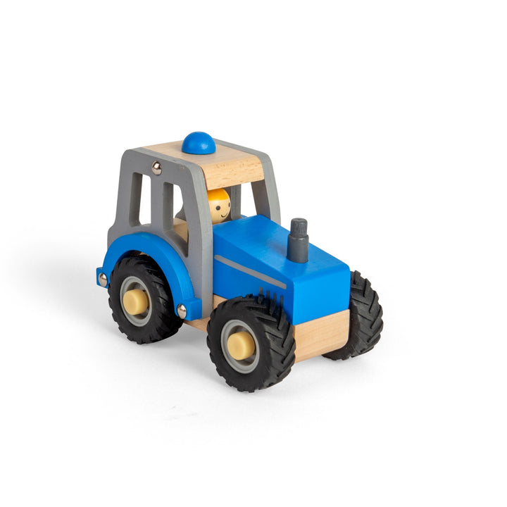 Bigjigs Mini Blue Tractor