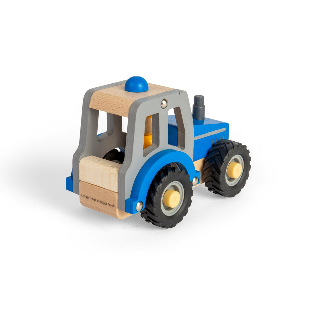 Bigjigs Mini Blue Tractor