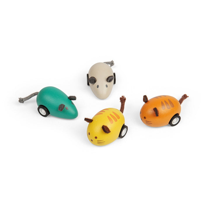 Bigjigs Cat/Mouse Pull Back