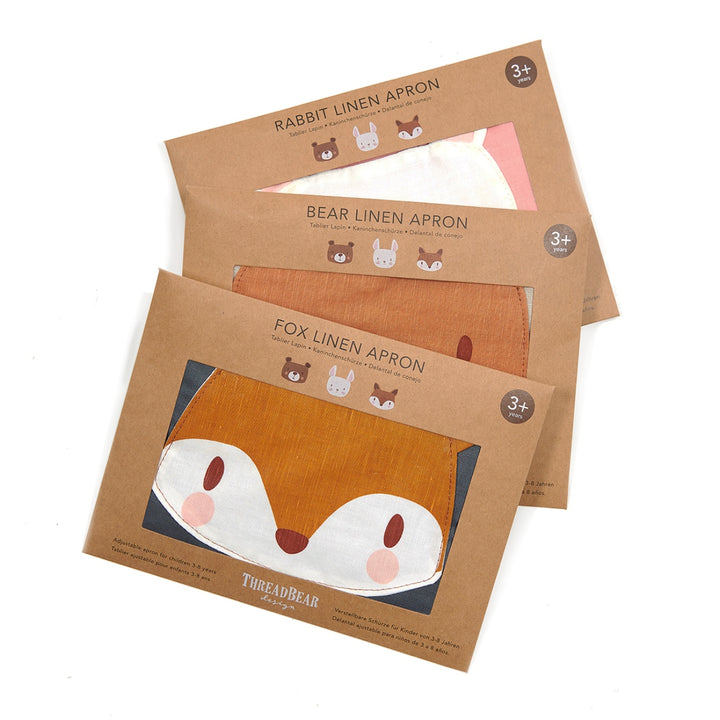 ThreadBear Linen Apron - Fox