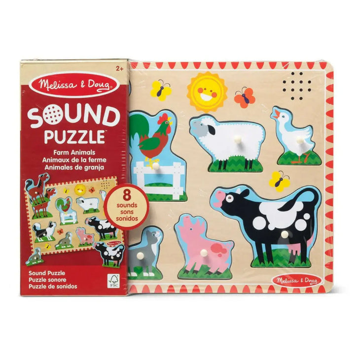 Melissa and Doug Sound Puzzle Farm Animals