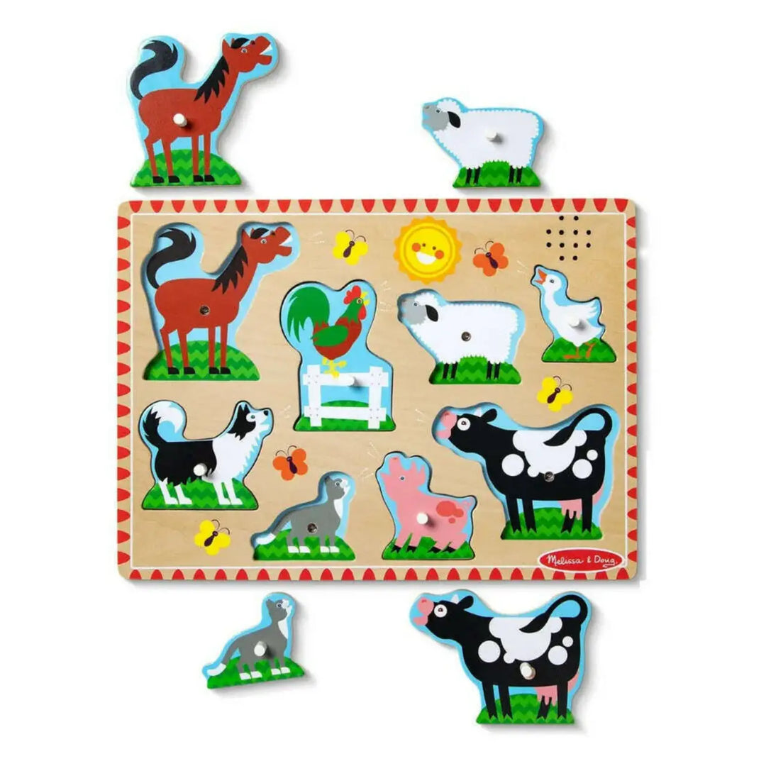 Melissa and Doug Sound Puzzle Farm Animals